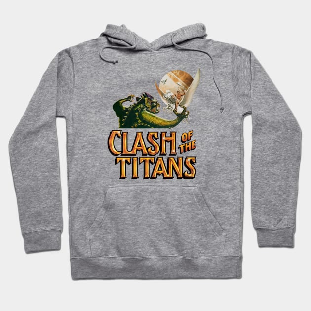 Clash Of The Titans Hoodie by Chewbaccadoll